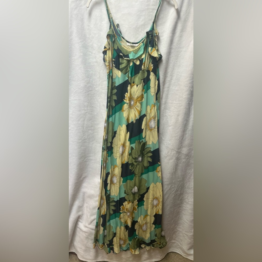 Billabong flowing floral maxi dress size XL